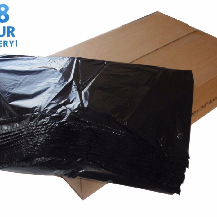 Refuse Sack Black 90L 250 Gauge