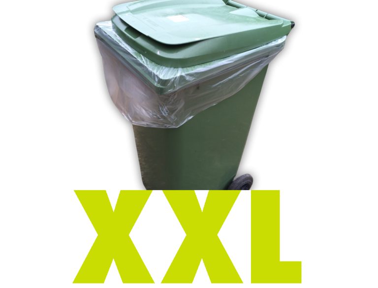 Wheelie Bin Liners Clear Heavy Duty Fits 270L