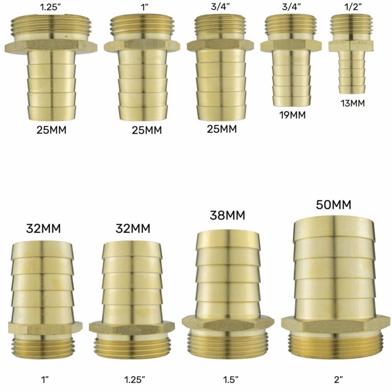 Brass BSP Barbed Hose Tail Connector