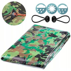 Camouflage Tarpaulin Heavy Duty Waterproof