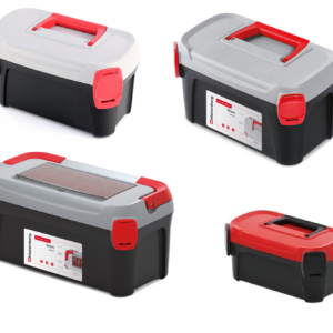 Tool Box ABS Storage Organiser with Removable Tray