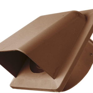External Vent Cover Hooded with Gravity Flap 100mm