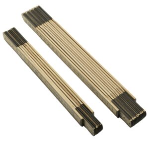 Folding Wooden Rule Metric Pocket Ruler