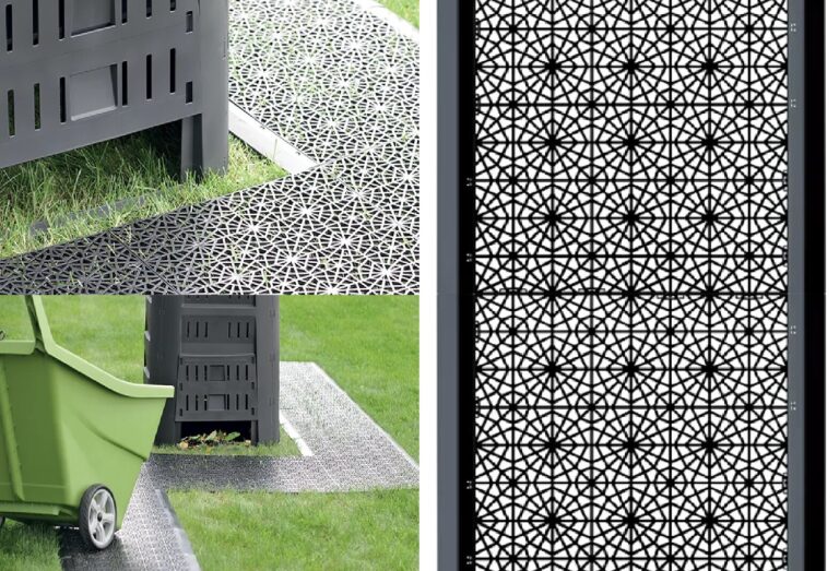 Interlocking Garden Path Tile Plastic 39.7cm