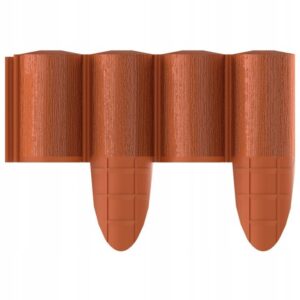 Palisade Garden Border Edging Wood Effect Grey