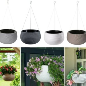 Hanging Planter with Insert and Rope