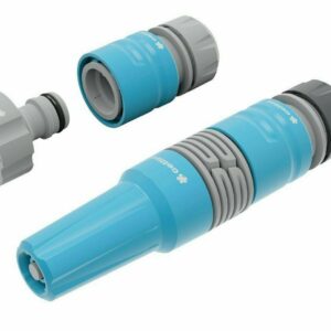 Hose Spray Nozzle & 1/2" Hose Fittings Set
