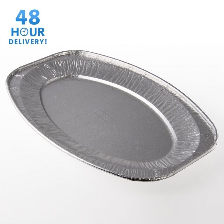 Oval Aluminium Foil Platters Oven and Freezer Safe