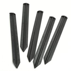 Ground Pegs Plastic Palisade Holders Black