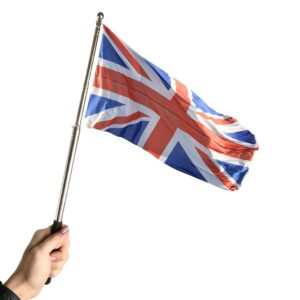 Retractable Flag Pole 1.6m Stainless Steel