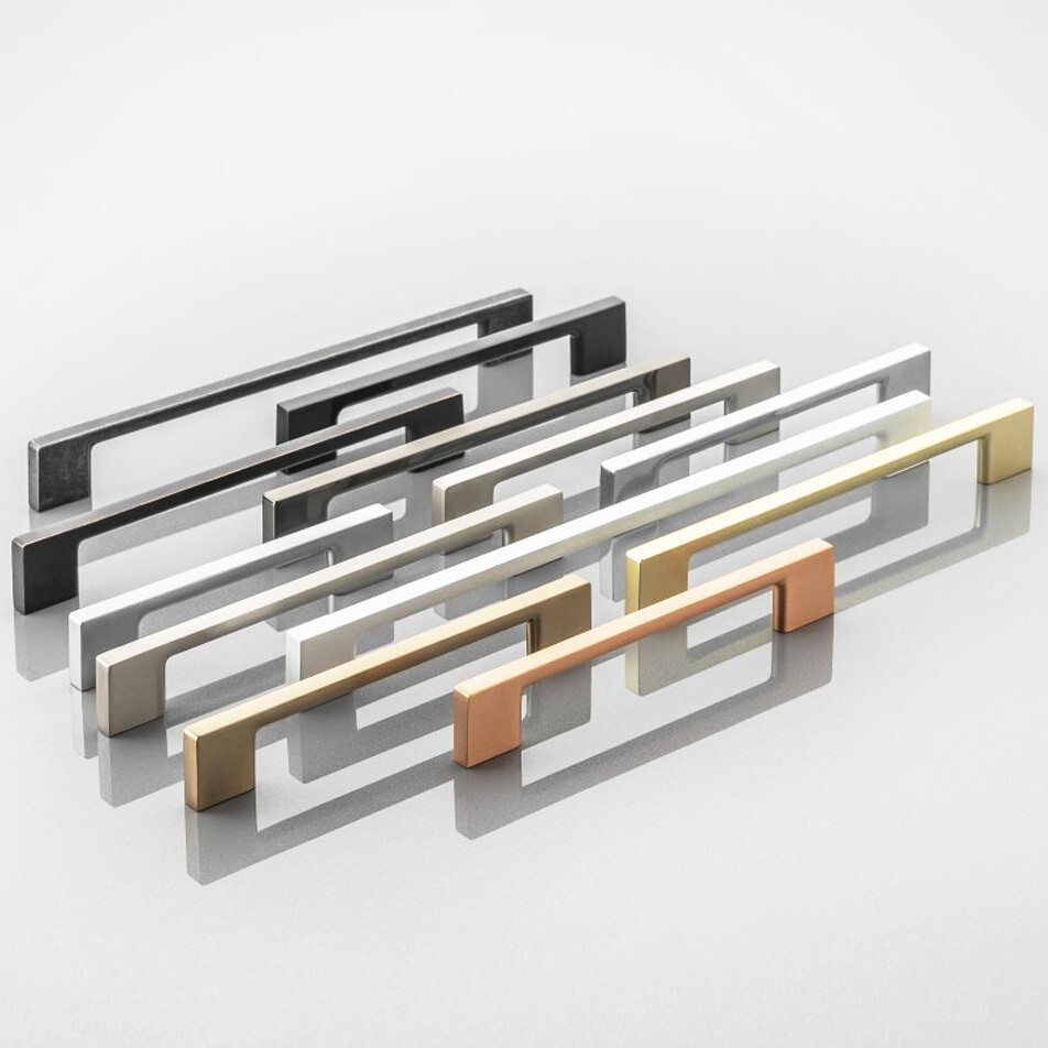 Slim Cabinet Pull Handle Zinc Alloy