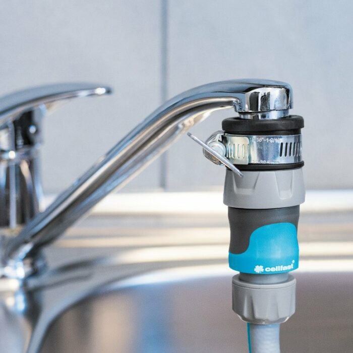 Tap Connector 15-19mm Clamping Ring for Garden Hose