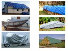 Tarpaulin Heavy Duty Waterproof Cover Tarp Ground Sheet All Sizes FREE BUNGEE x6 - 2
