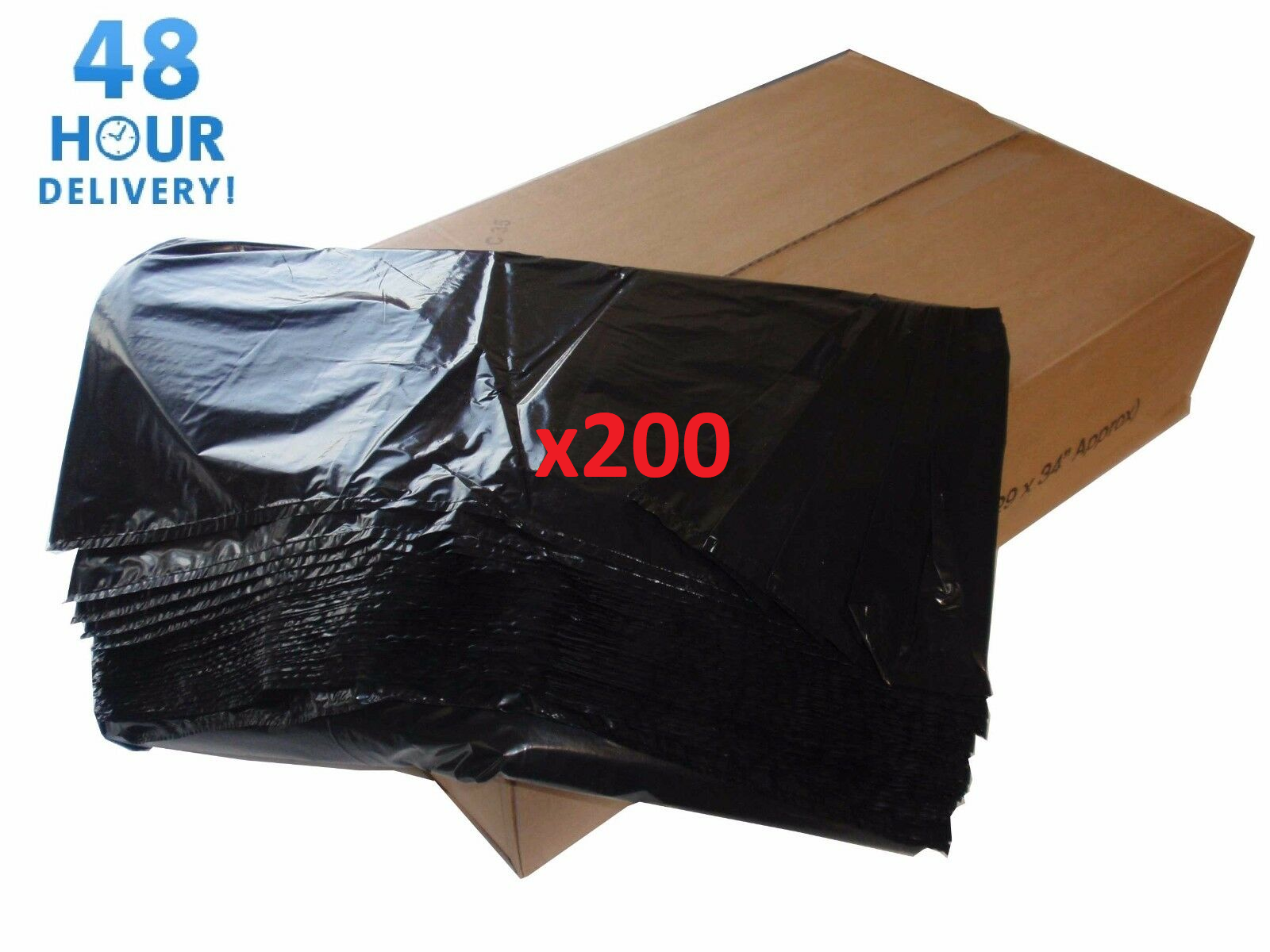 Refuse Sack Black 90L 250 Gauge - Image 7