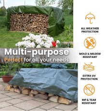 Tarpaulin Heavy Duty Waterproof Cover Tarp Ground Sheet All Sizes FREE BUNGEE x6 - 3