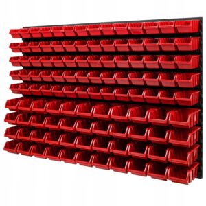 Tool Pegboard Wall Storage Kit with Bins