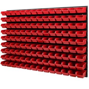Tool Pegboard Wall Mounted with Storage Bins
