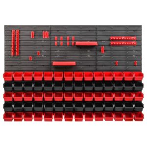 Tool Pegboard Wall Storage Kit with Bins
