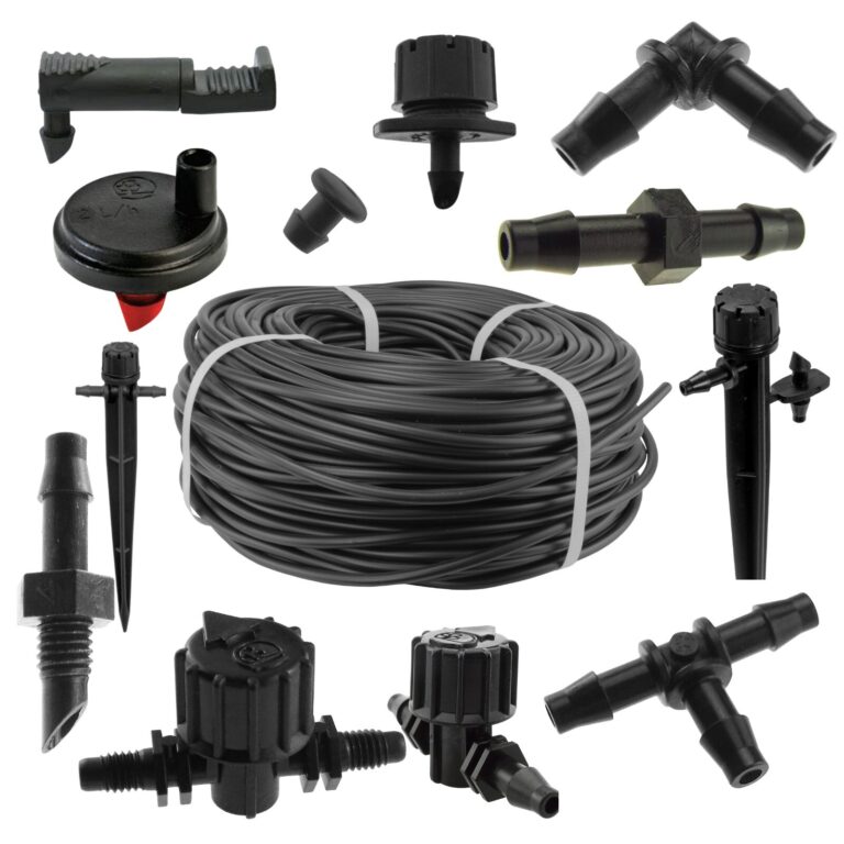 Micro Irrigation Pipe 4mm with Connectors
