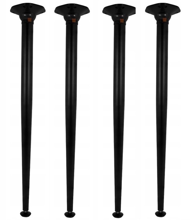 Foldable Round Table Legs 40mm Stainless Steel Pack of 4
