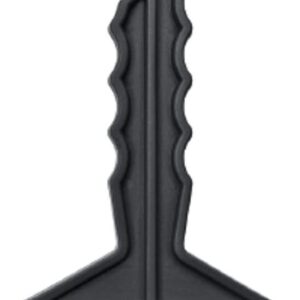 Ice Scraper Brass Edge with Rubber Squeegee