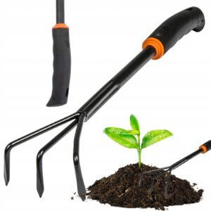 Garden Cultivator Claw Rake Steel Hand Tool