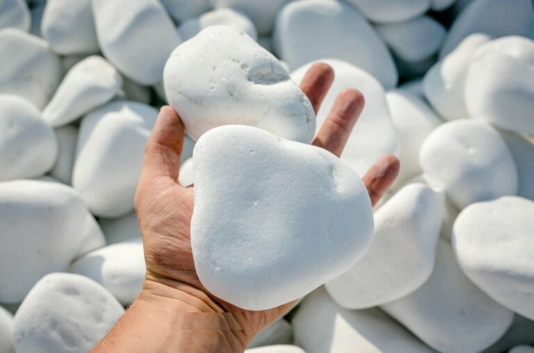 White Marble Pebbles 60-100mm