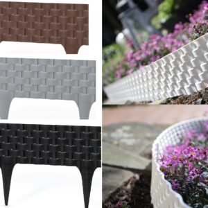 Lawn Edging Border Rattan Effect Flexible