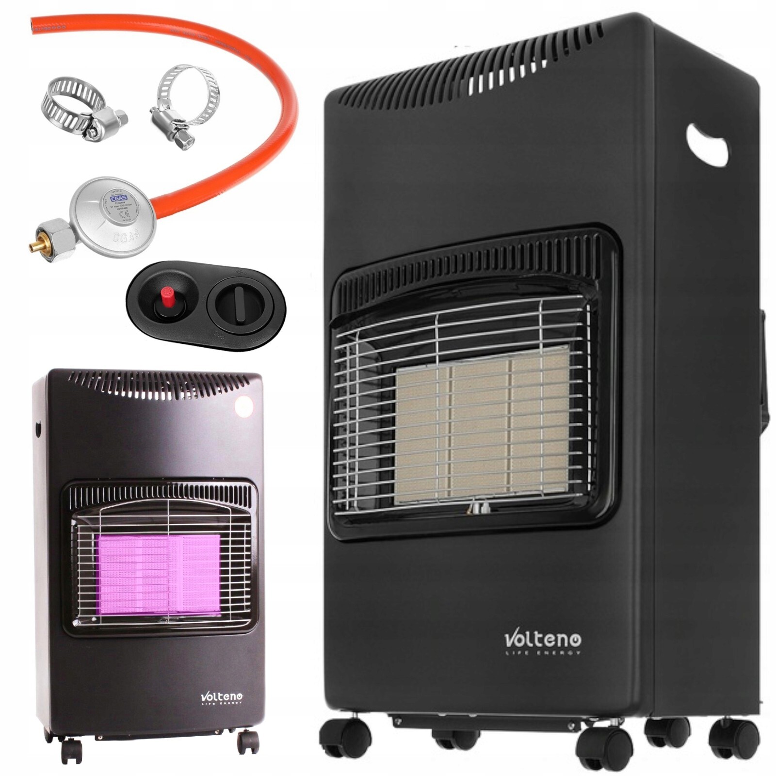 Portable Gas Heater 4.2kW Propane Butane 3 Settings