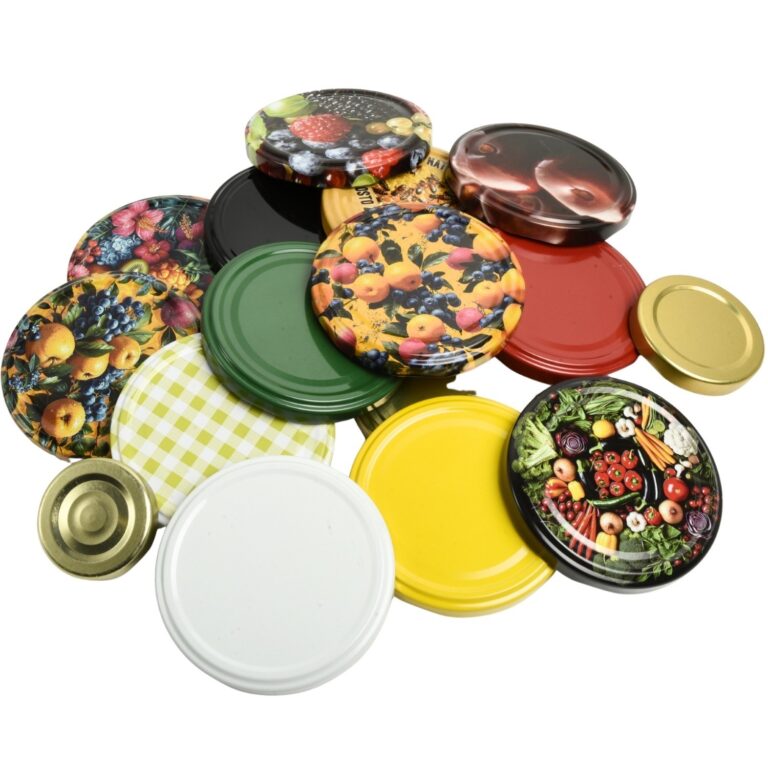 Twist-Off Replacement Jar Lids with Silicone Seal