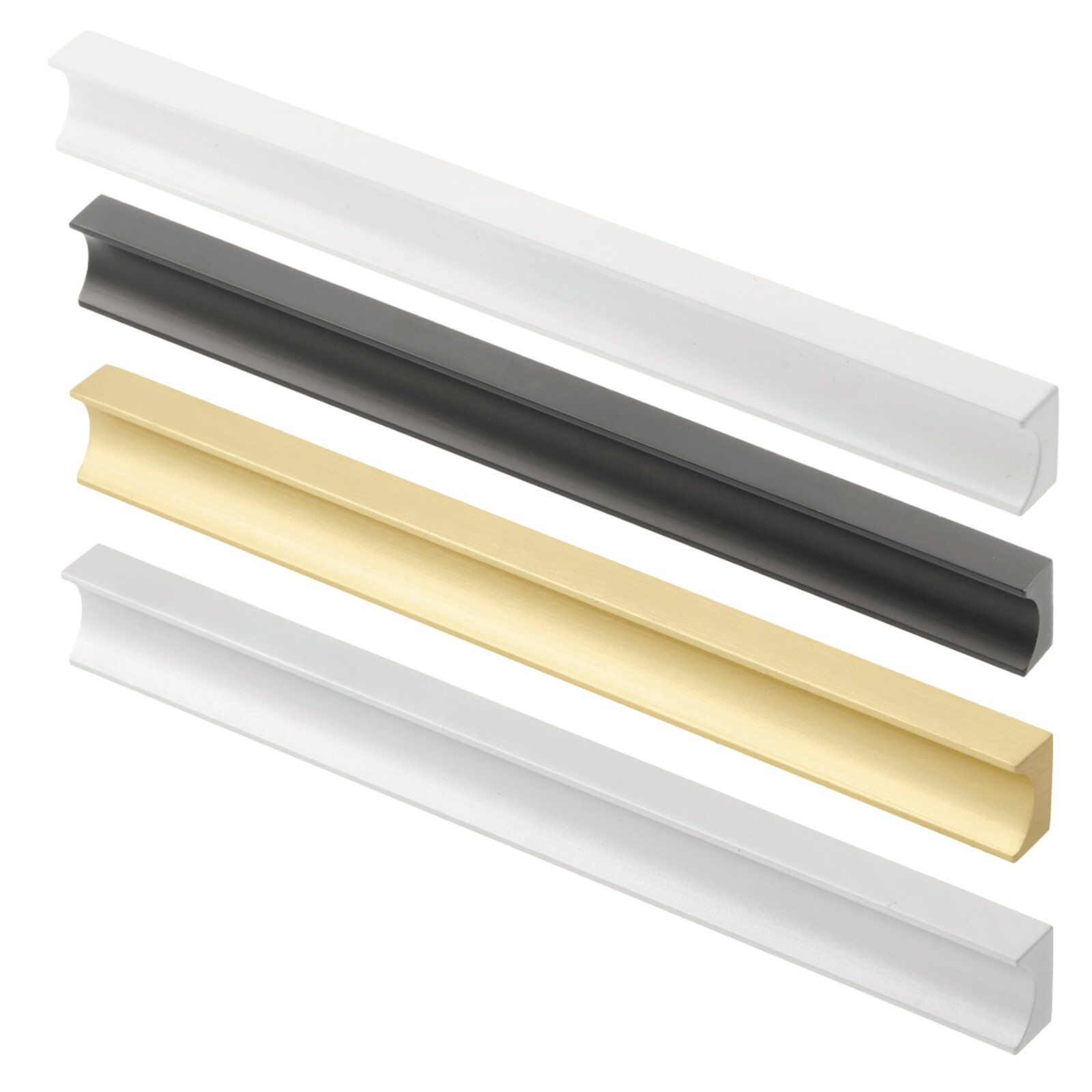 Groove Cabinet Pull Handle Aluminium - Image 6