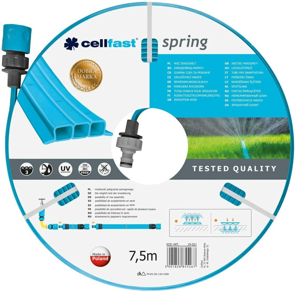 Irrigation-Hose-Automatic-Watering-System-Three-channel-with-connectors-127478153101
