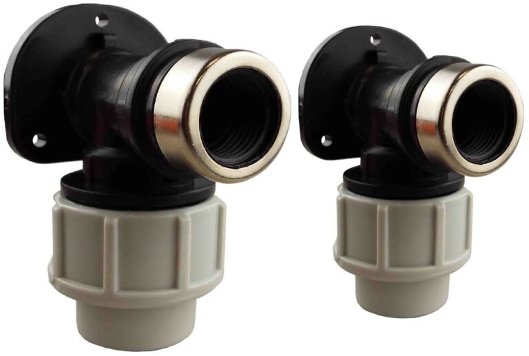 MDPE Wall Plate Elbow with Female BSP Thread