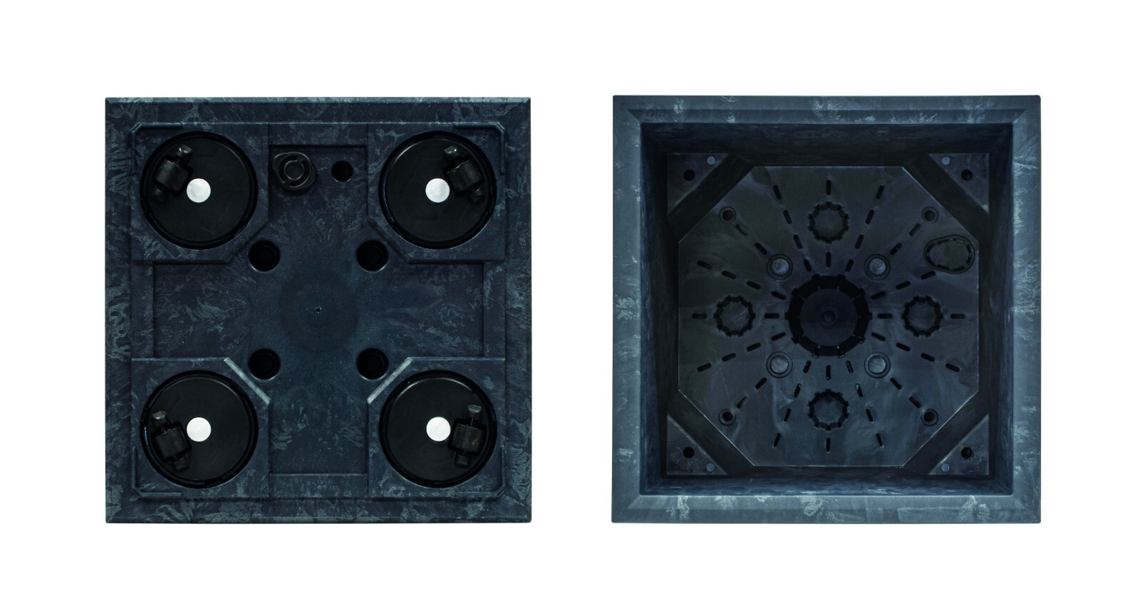 Square Planter Stacking with Insert Concrete-Effect - Image 4