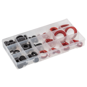 Washer Seal Assortment Rubber & Textolite 141pc