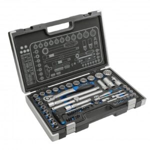 Socket Set Spline 1/4 & 1/2in Drive 60pc