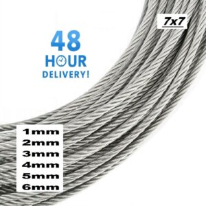 Stainless Steel Wire Rope Cable 7x7