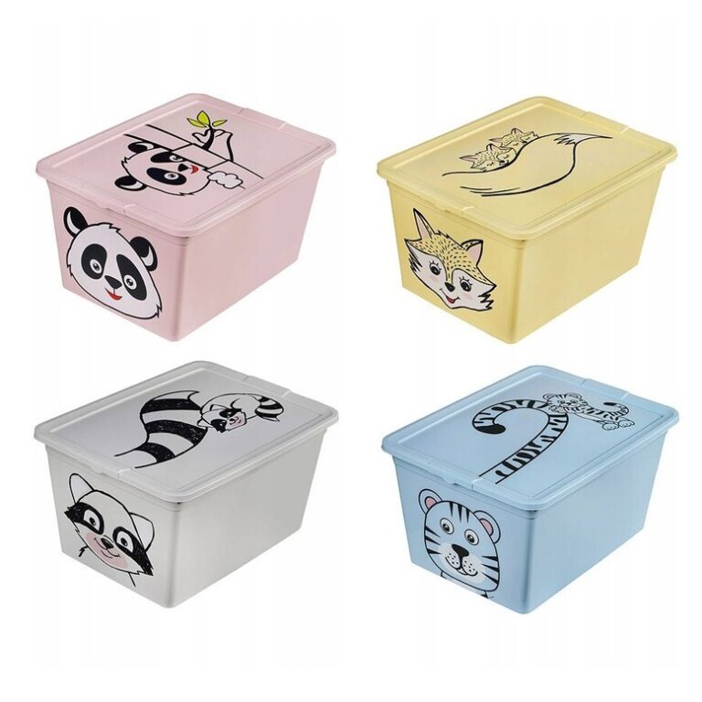 Storage Box with Lid Animal Design