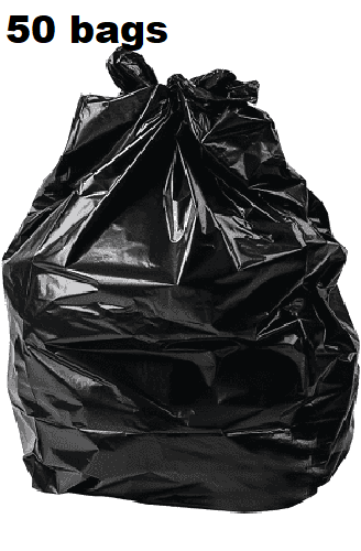 Refuse Sack Black 90L 200g CHSA Approved - Image 5
