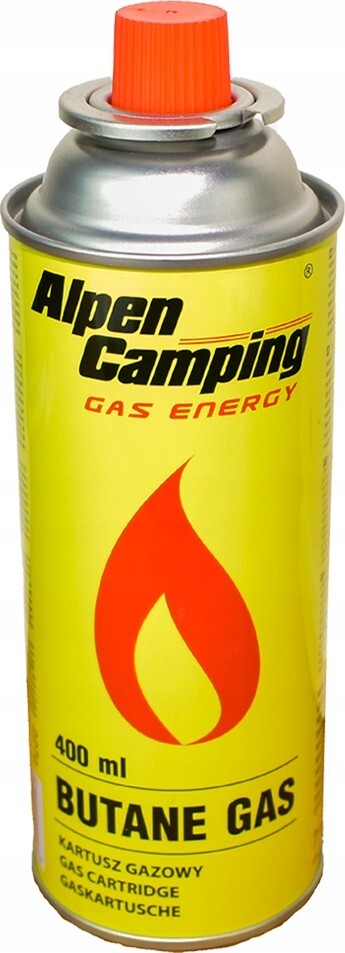 Butane Gas Cartridge 400ml Single