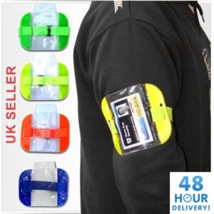 SIA Armband ID Badge Holder High Visibility