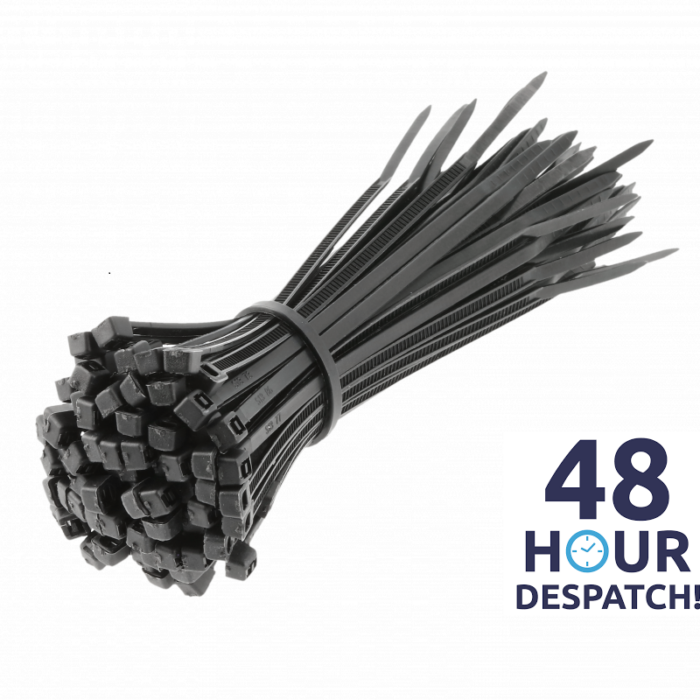 Black Cable Ties Nylon UV Resistant Self-Locking