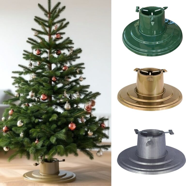 Round Christmas Tree Stand with Water Reservoir