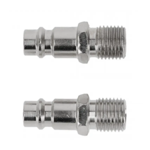 Pneumatic fitting male adaptor 1/4in BSP (2 pack)