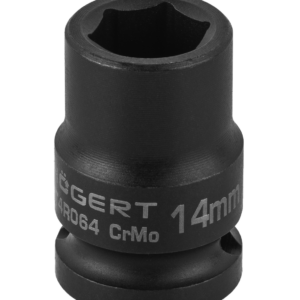 Impact Socket 1/2in Drive Short 6 Point CrMo