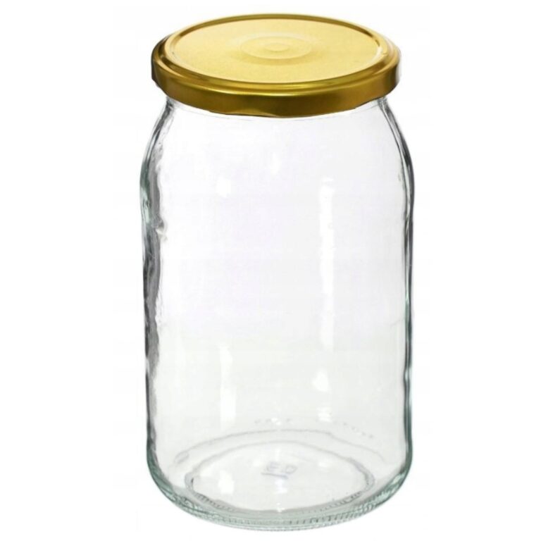 Glass Jar 815ml Gold Twist-Off Lid