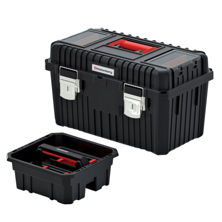 Tool Box 58.5cm 25kg Water Resistant with Lid Organiser