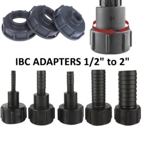IBC S60x6 Outlet Adapter to BSP or Hose Tail