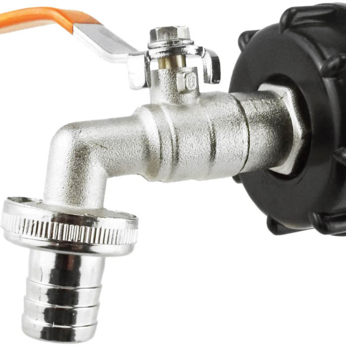IBC Adapter S60x6 to 1/2in Hose Lever Tap