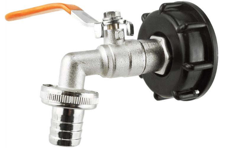 IBC Adapter S60x6 to 1/2in Hose Lever Tap